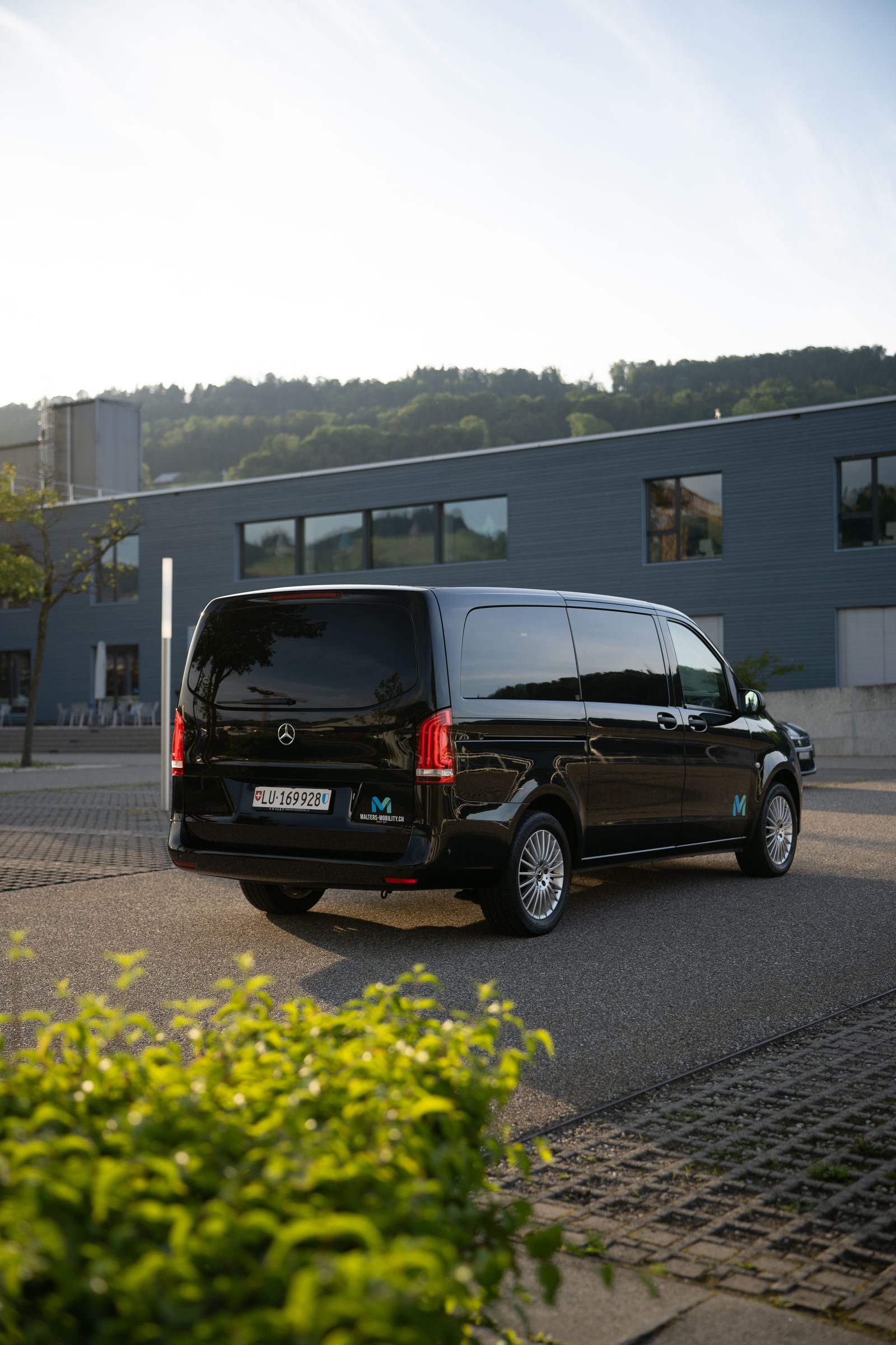 Mercedes Vito von Malters Mobility, Heckansicht